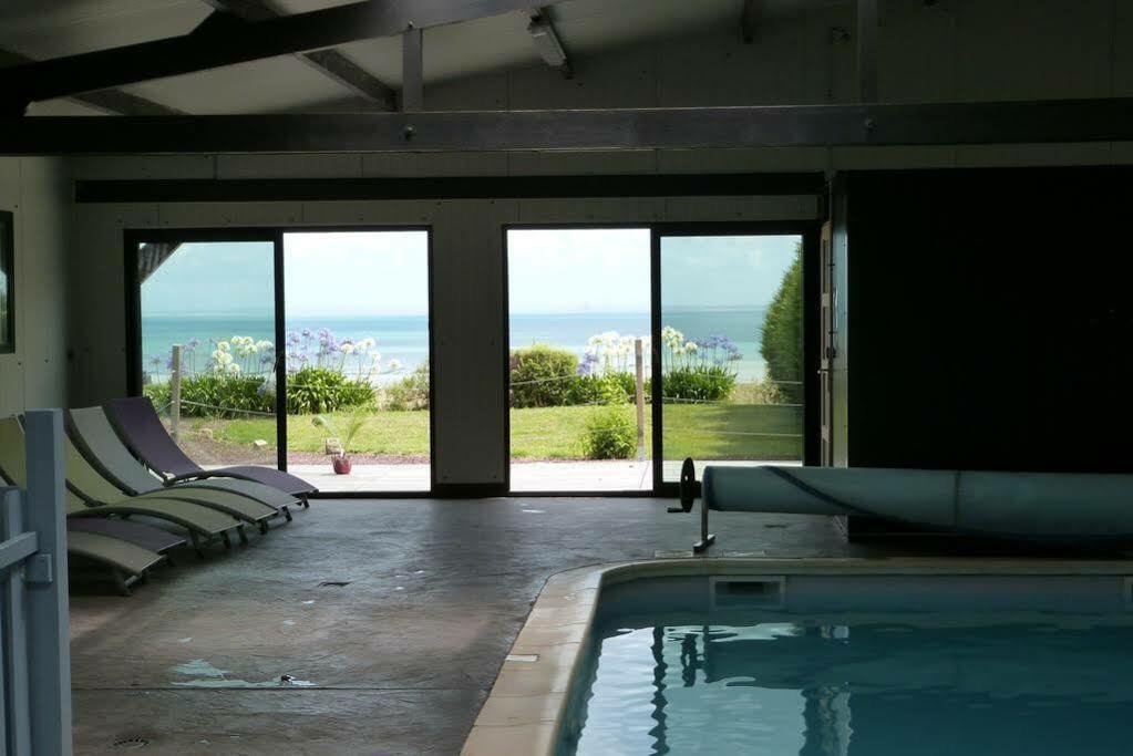 La Metairie-Du-Vauhariot - Vue Mer Et Mont Saint Michel - Piscine Chauffee - Acces Gr34 Cancale Exterior photo